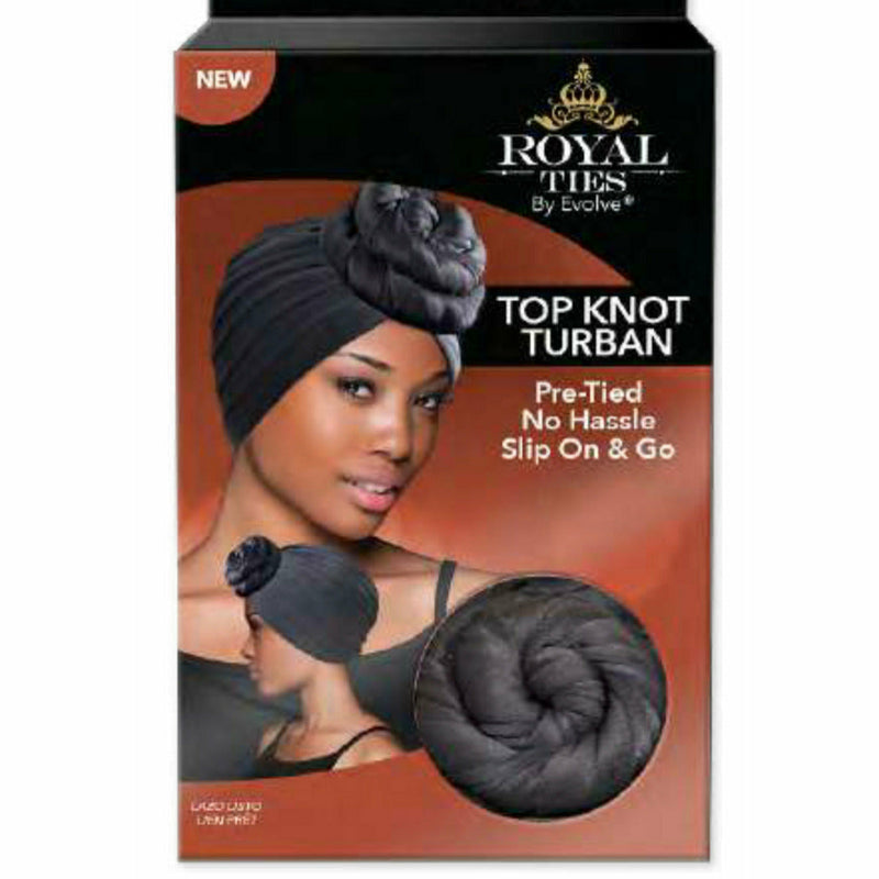 Royal Ties Top Knot Turban - shop em hair studio