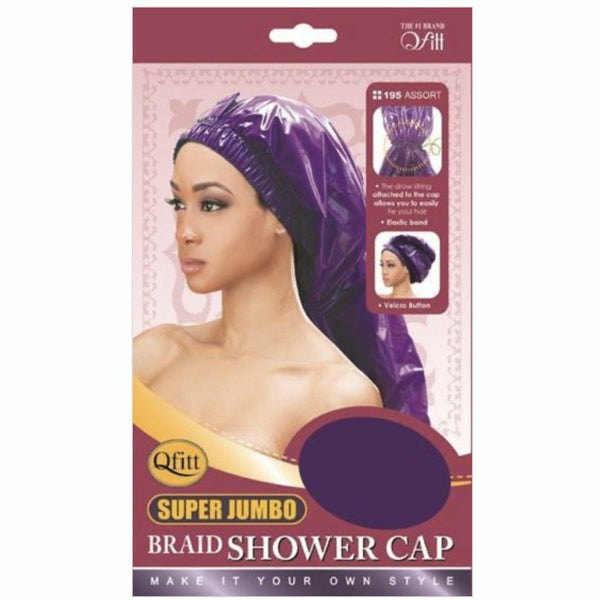 Super Jumbo Braid Shower Cap - shop em hair studio (4982043508869)