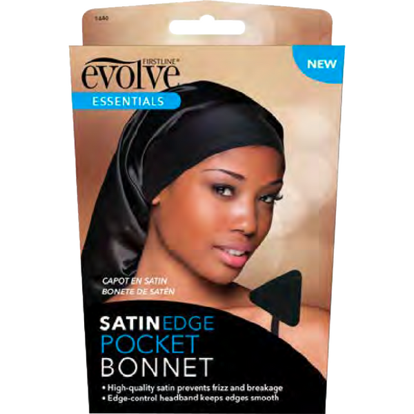 Satin Edge Pocket Bonnet - shop em hair studio (5487515533477)