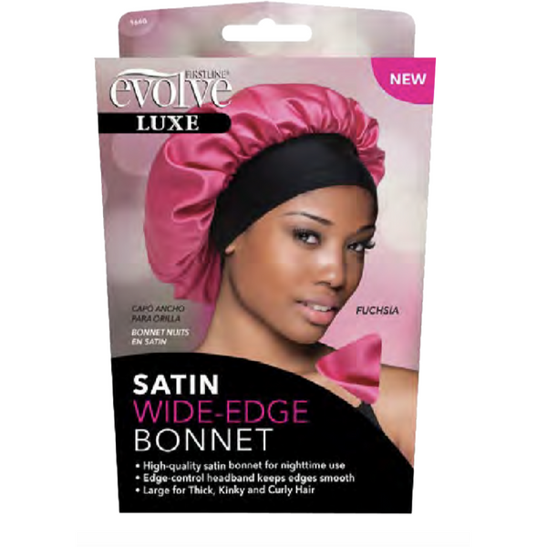 Satin Wide Edge Bonnet - shop em hair studio (4852716798085)