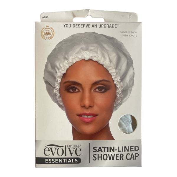 Satin Lined Shower Cap - shop em hair studio